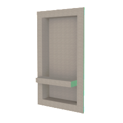 16" x 28" Recessed Shower Niche